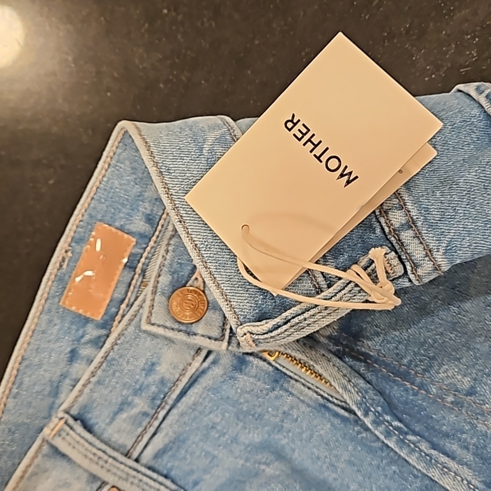 ๐MOTHER๐ Ditcher Zip Flood Jeans ~ Love On The Beat 26 NWT - Picture 15 of 16
